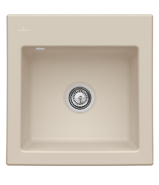 Мийка для кухні Villeroy & Boch Subway 50 S 52,5х51 см кераміка almond 331501AM
