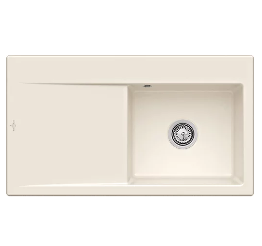 Мийка для кухні Villeroy & Boch Subway Style 50 90х51 см чаша справа кераміка crema 335102KR