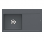 Мийка для кухні Villeroy & Boch Subway Style 50 90х51 см чаша зліва кераміка graphite 335202i4
