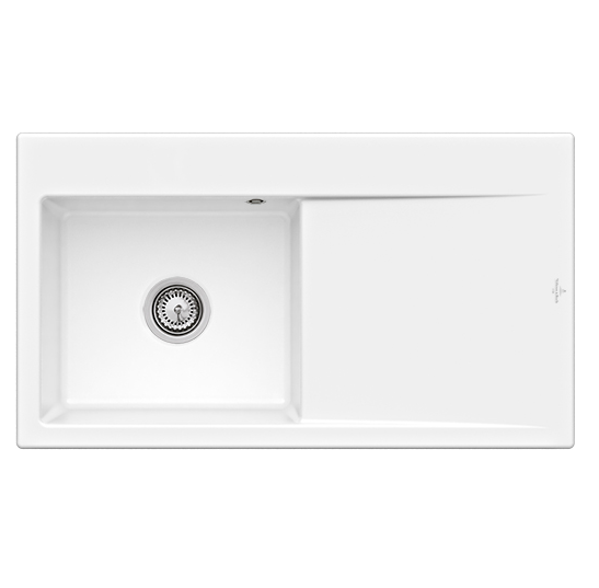 Мойка для кухни Villeroy & Boch Subway Style 50 90х51 см чаша слева керамика snow white 335202KG