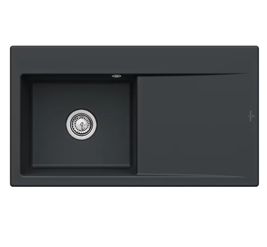 Мойка для кухни Villeroy & Boch Subway Style 50 90х51 см чаша слева керамика ebony 335202S5