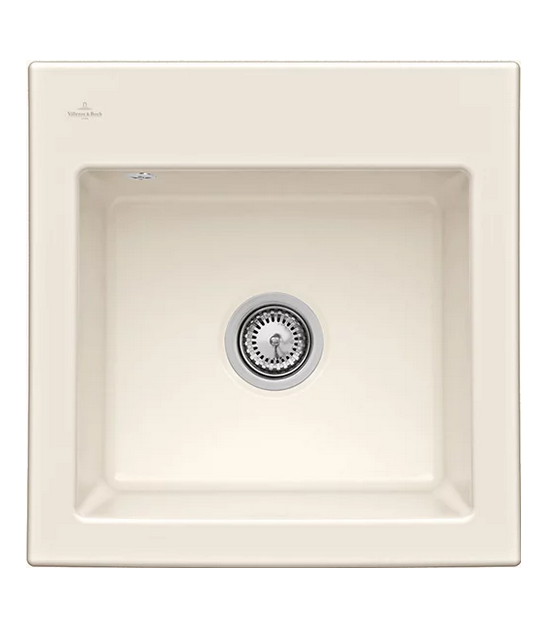 Мойка для кухни Villeroy & Boch Subway 50 S 52,5х51 см керамика crema 331501KR