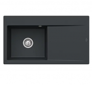 Мийка для кухні Villeroy & Boch Subway Style 50 90х51 см чаша зліва кераміка ebony 335201S5