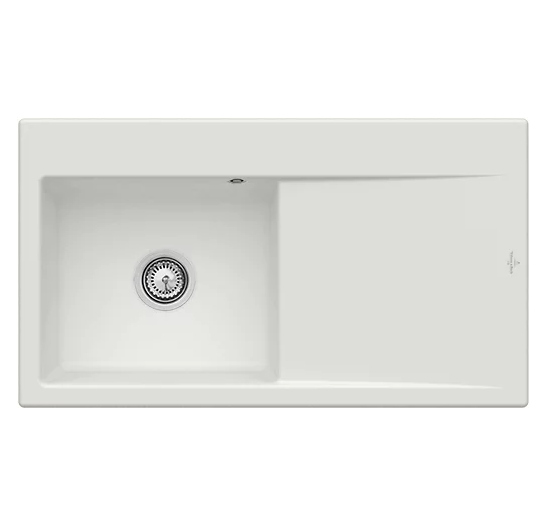 Мийка для кухні Villeroy & Boch Subway Style 50 90х51 см чаша зліва кераміка steam 335202SM