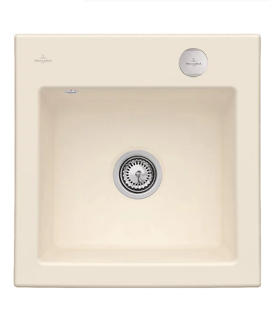 Мойка для кухни Villeroy & Boch Subway 50 S 52,5х51 см керамика ivory 331502FU