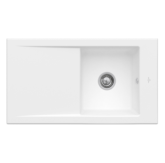 Мойка для кухни Villeroy & Boch Timeline 50 90х51 см керамика stone white 330701RW