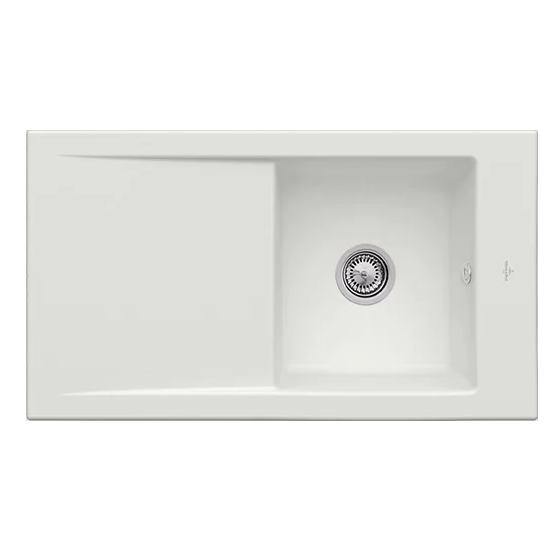 Мийка для кухні Villeroy & Boch Timeline 50 90х51 см кераміка steam 330701SM