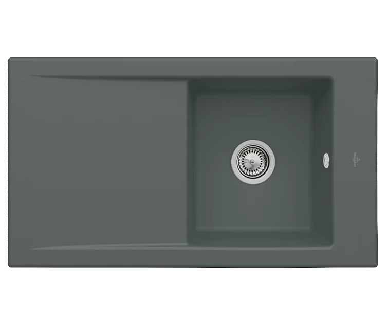 Мойка для кухни Villeroy & Boch Timeline 50 90х51 см керамика graphite 330701i4