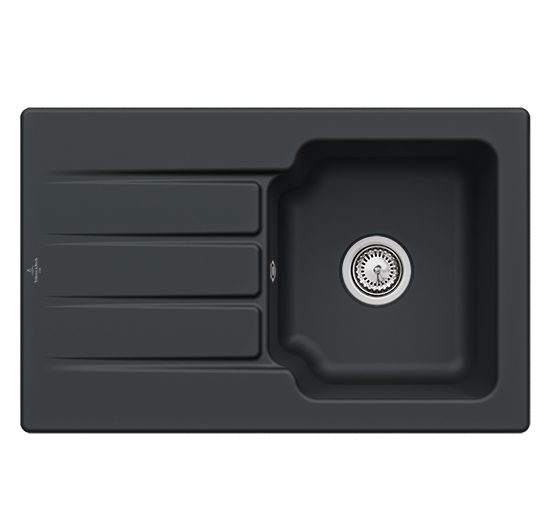 Мойка для кухни Villeroy & Boch Architectura 45 80х51 см керамика ebony 334001S5