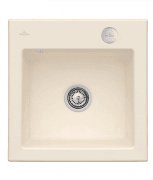 Мойка для кухни Villeroy & Boch Subway 50 S 52,5х51 см керамика ivory 331502FU