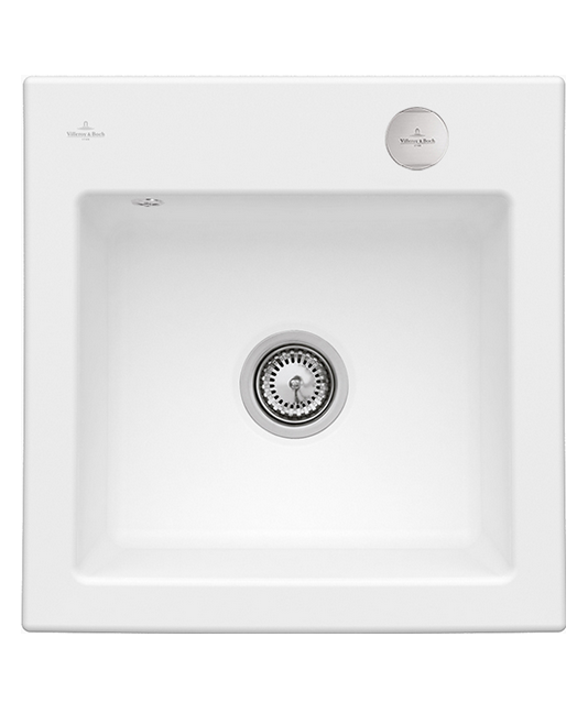 Мийка для кухні Villeroy & Boch Subway 50 S 52,5х51 см кераміка stone white 331502RW