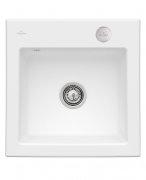 Мийка для кухні Villeroy & Boch Subway 50 S 52,5х51 см кераміка stone white 331502RW