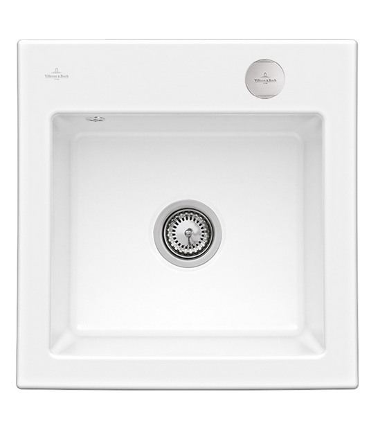 Мийка для кухні Villeroy & Boch Subway 50 S 52,5х51 см кераміка snow white 331502KG