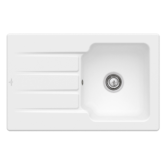 Мийка для кухні Villeroy & Boch Architectura 45 80х51 см кераміка stone white 334002RW