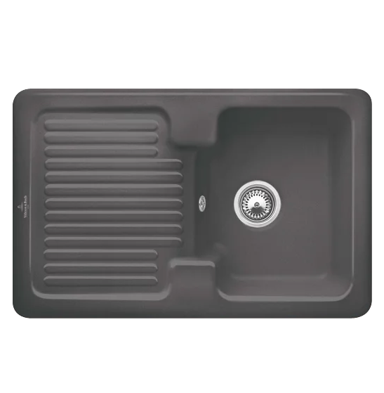 Мойка для кухни Villeroy & Boch Condor 45 80х51 см керамика graphite 674501i4