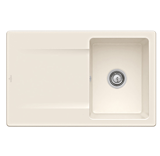 Мойка для кухни Villeroy & Boch Siluet 45 80х51 см керамика crema 333401KR
