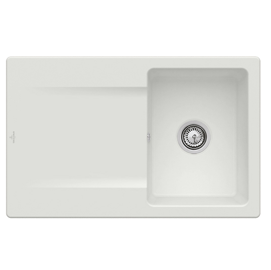 Мойка для кухни Villeroy & Boch Siluet 45 80х51 см керамика steam 333401SM