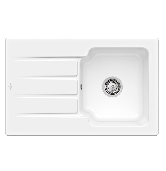 Мийка для кухні Villeroy & Boch Architectura 45 80х51 см кераміка white alpin 334002R1