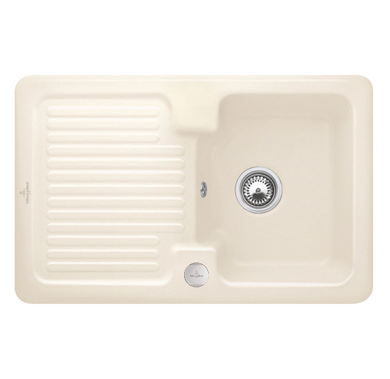 Мойка для кухни Villeroy & Boch Condor 45 80х51 см керамика ivory 674502FU