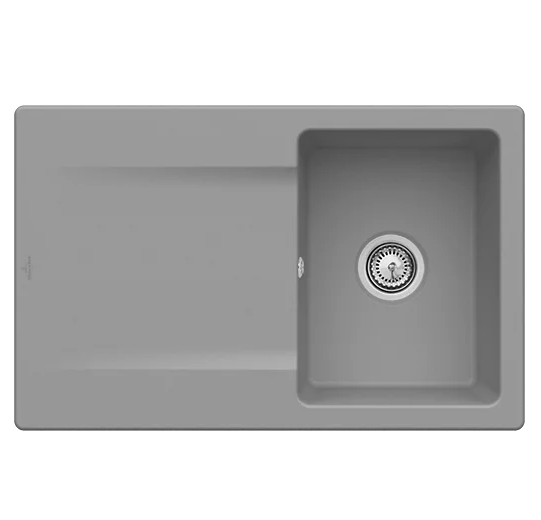 Мойка для кухни Villeroy & Boch Siluet 45 80х51 см керамика stone 333401SL