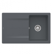 Мийка для кухні Villeroy & Boch Siluet 45 80х51 см кераміка graphite 333401i4