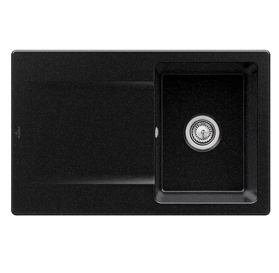 Мийка для кухні Villeroy & Boch Siluet 45 80х51 см кераміка chromit 333401J0