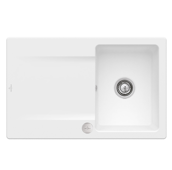 Мойка для кухни Villeroy & Boch Siluet 45 80х51 см керамика white alpin 333402R1