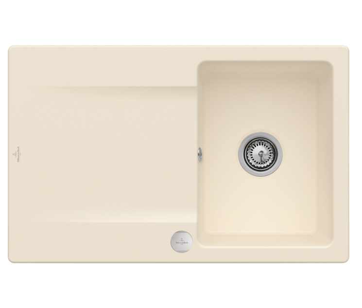 Мойка для кухни Villeroy & Boch Siluet 45 80х51 см керамика ivory 333402FU