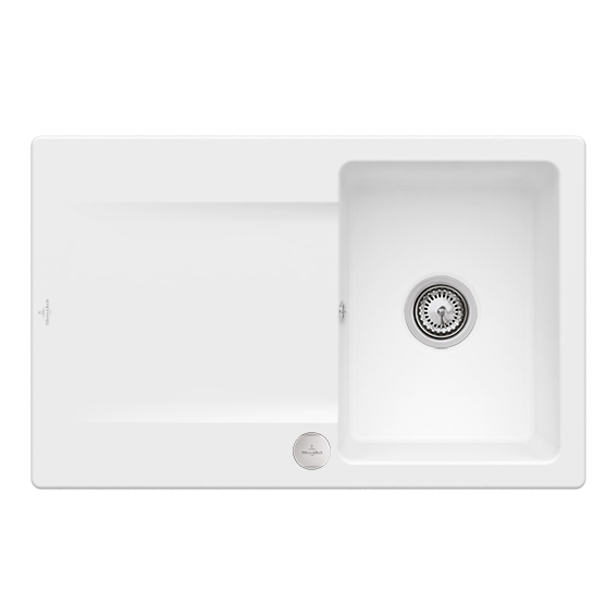 Мойка для кухни Villeroy & Boch Siluet 45 80х51 см керамика stone white 333402RW
