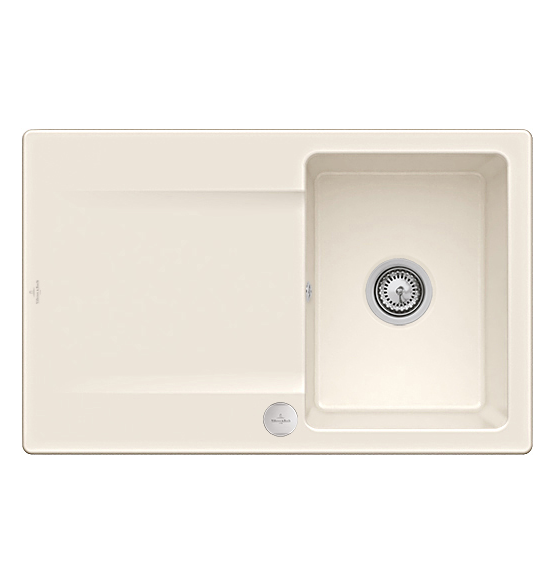 Мойка для кухни Villeroy & Boch Siluet 45 80х51 см керамика crema 333402KR