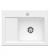 Мойка для кухни Villeroy & Boch Subway 45 Compact 65х51 см чаша справа керамика stone white 331302RW