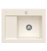 Мойка для кухни Villeroy & Boch Subway 45 Compact 65х51 см чаша справа керамика crema 331302KR