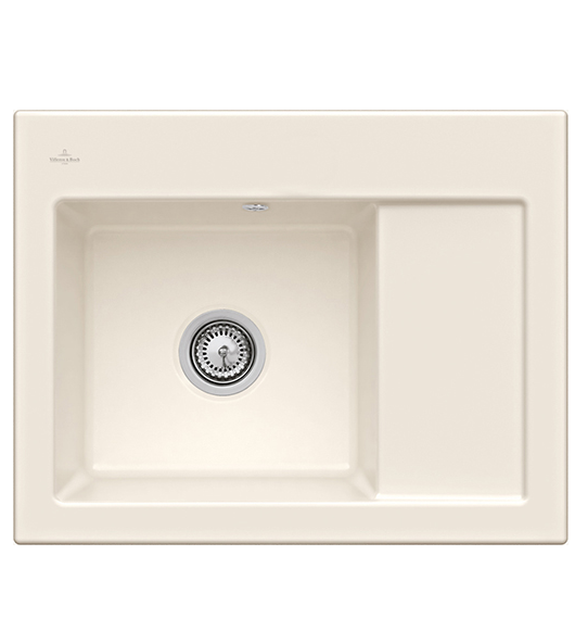 Мойка для кухни Villeroy & Boch Subway 45 Compact 65х51 см чаша слева керамика crema 331201KR
