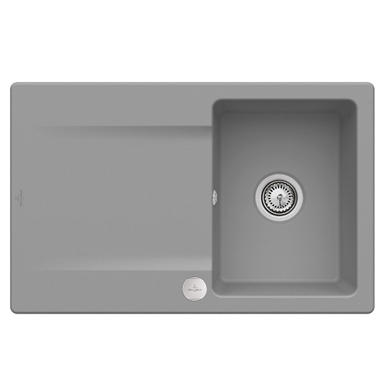 Мийка для кухні Villeroy & Boch Siluet 45 80х51 см кераміка stone 333402SL