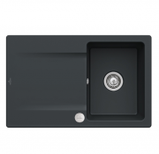 Мийка для кухні Villeroy & Boch Siluet 45 80х51 см кераміка ebony 333402S5