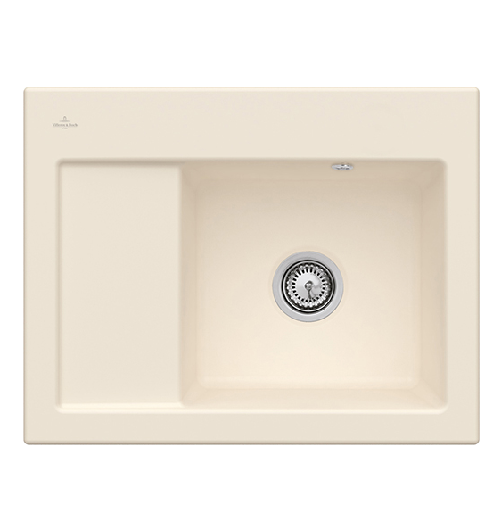 Мийка для кухні Villeroy & Boch Subway 45 Compact 65х51 см чаша справа кераміка ivory 331301FU