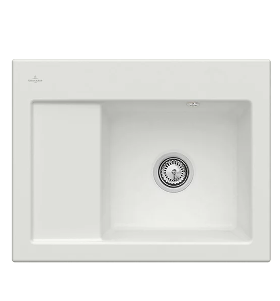 Мийка для кухні Villeroy & Boch Subway 45 Compact 65х51 см чаша справа кераміка steam 331301SM
