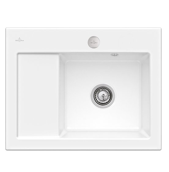 Мийка для кухні Villeroy & Boch Subway 45 Compact 65х51 см чаша справа кераміка white alpin 331302R1