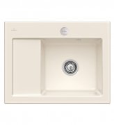 Мойка для кухни Villeroy & Boch Subway 45 Compact 65х51 см чаша справа керамика crema 331302KR