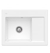 Мийка для кухні Villeroy & Boch Subway 45 Compact 65х51 см чаша зліва кераміка white alpin 331201R1