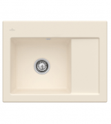 Мийка для кухні Villeroy & Boch Subway 45 Compact 65х51 см чаша зліва кераміка ivory 331201FU