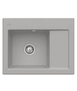 Мийка для кухні Villeroy & Boch Subway 45 Compact 65х51 см чаша зліва кераміка fossil 331201KD