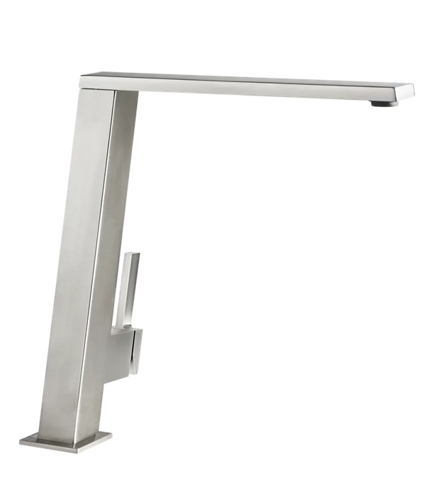 Змішувач для кухні Villeroy & Boch Finera Slope Square одноважільний суцільна нержавіюча сталь 927700LC