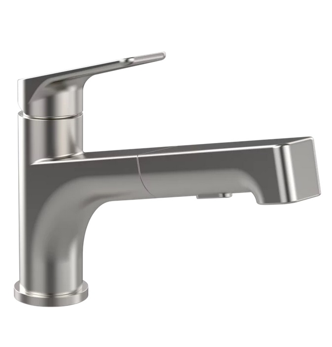 Смеситель для кухни Villeroy & Boch Junis Shower с выдвижной лейкой сплошная нержавеющая сталь 928100LC