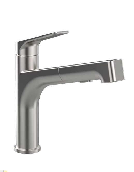 Смеситель для кухни Villeroy & Boch Junis Sky Shower с выдвижной лейкой сплошная нержавеющая сталь 928200LC