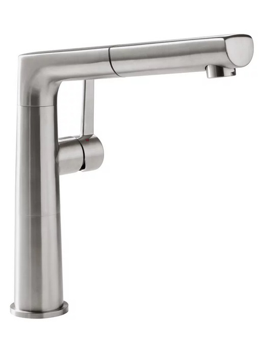 Смеситель для кухни Villeroy & Boch Sorano Sky Shower с выдвижной лейкой сплошная нержавеющая сталь 926900LC
