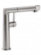 Смеситель для кухни Villeroy & Boch Sorano Sky Shower с выдвижной лейкой сплошная нержавеющая сталь 926900LC