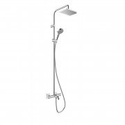 Душевая стойка для ванной Hansgrohe Vernis Shape Showerpipe 230 1jet с термостатом хром 26284000