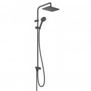 Душевая стойка Hansgrohe Vernis Shape Showerpipe 230 1jet Reno EcoSmart черный матовый 26289670