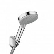 Ручний душ на тримачі Hansgrohe Vernis Blend EcoSmart 2-режимний хром 26278000